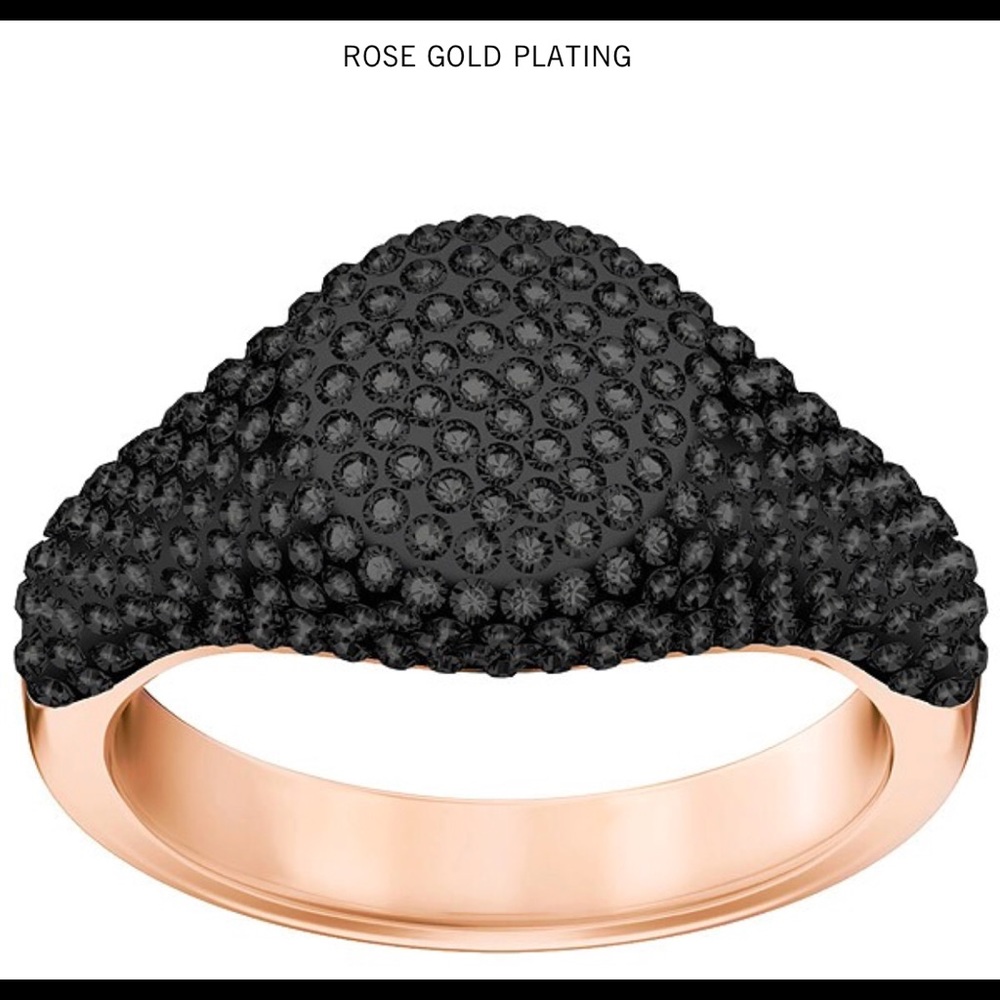Rose gold plated ring